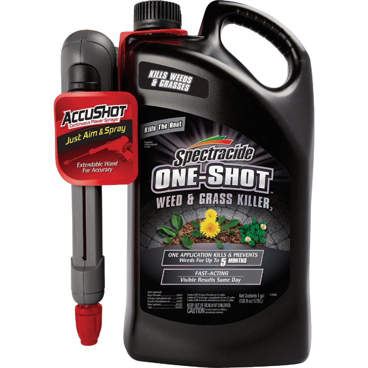 Spectracide One Shot 1 Gal. Ready To Use AccuShot Sprayer Weed & Grass Killer