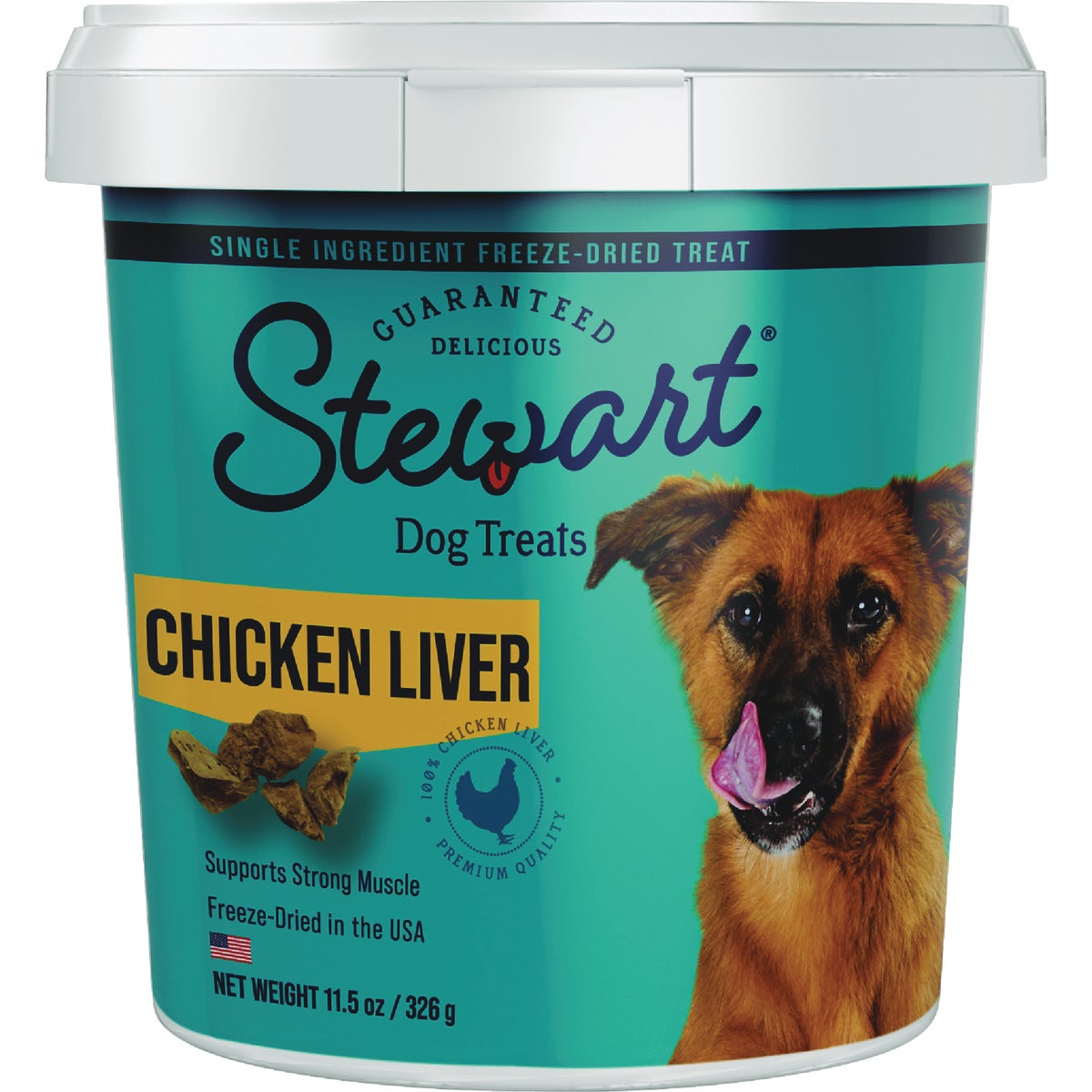 Stewart 11.5 Oz. Freeze-Dried Chicken Liver Dog Treat