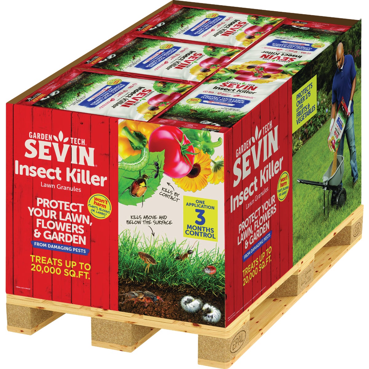 Garden Tech SEVIN 10 Lb. Granules Insect Killer Pallet (36-Count)