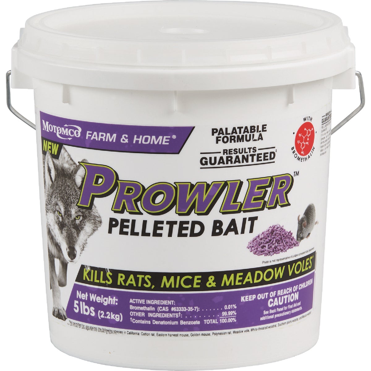 Prowler 5 Lb. Rats, Mice, & Meadow Voles Pelleted Bait