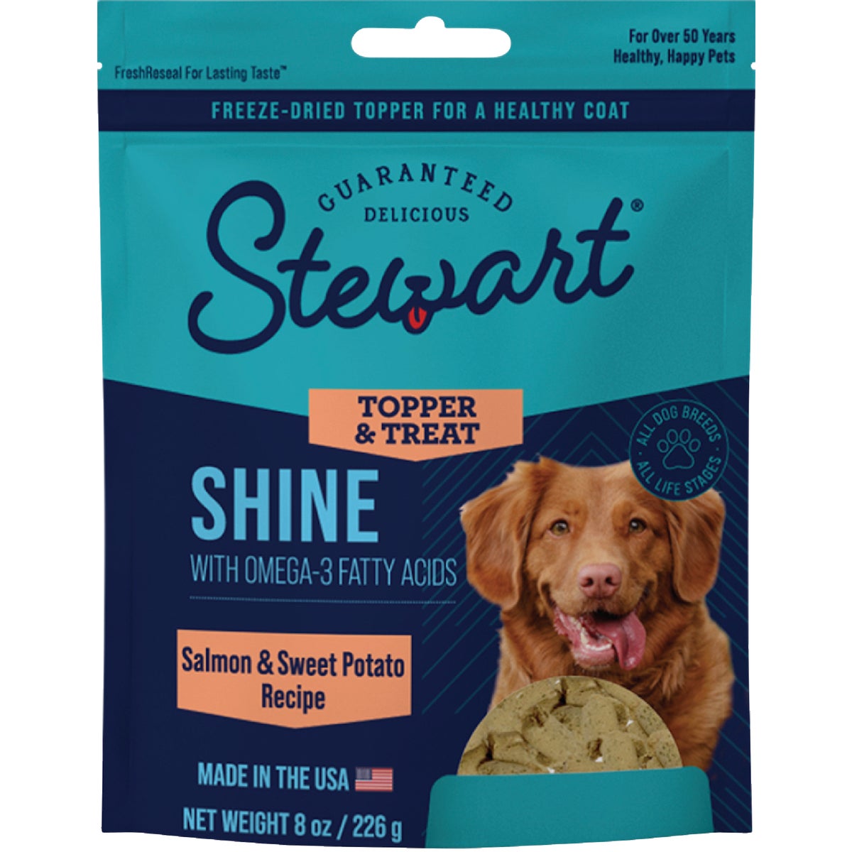 Stewart's Shine 4 Oz. Salmon Dog Food Topper