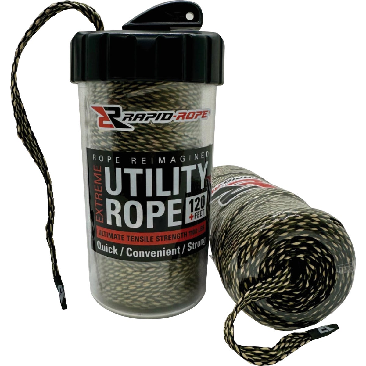 Rapid Rope 120 Ft. 1100 Lb. Tensile Strength Camo Utility Rope