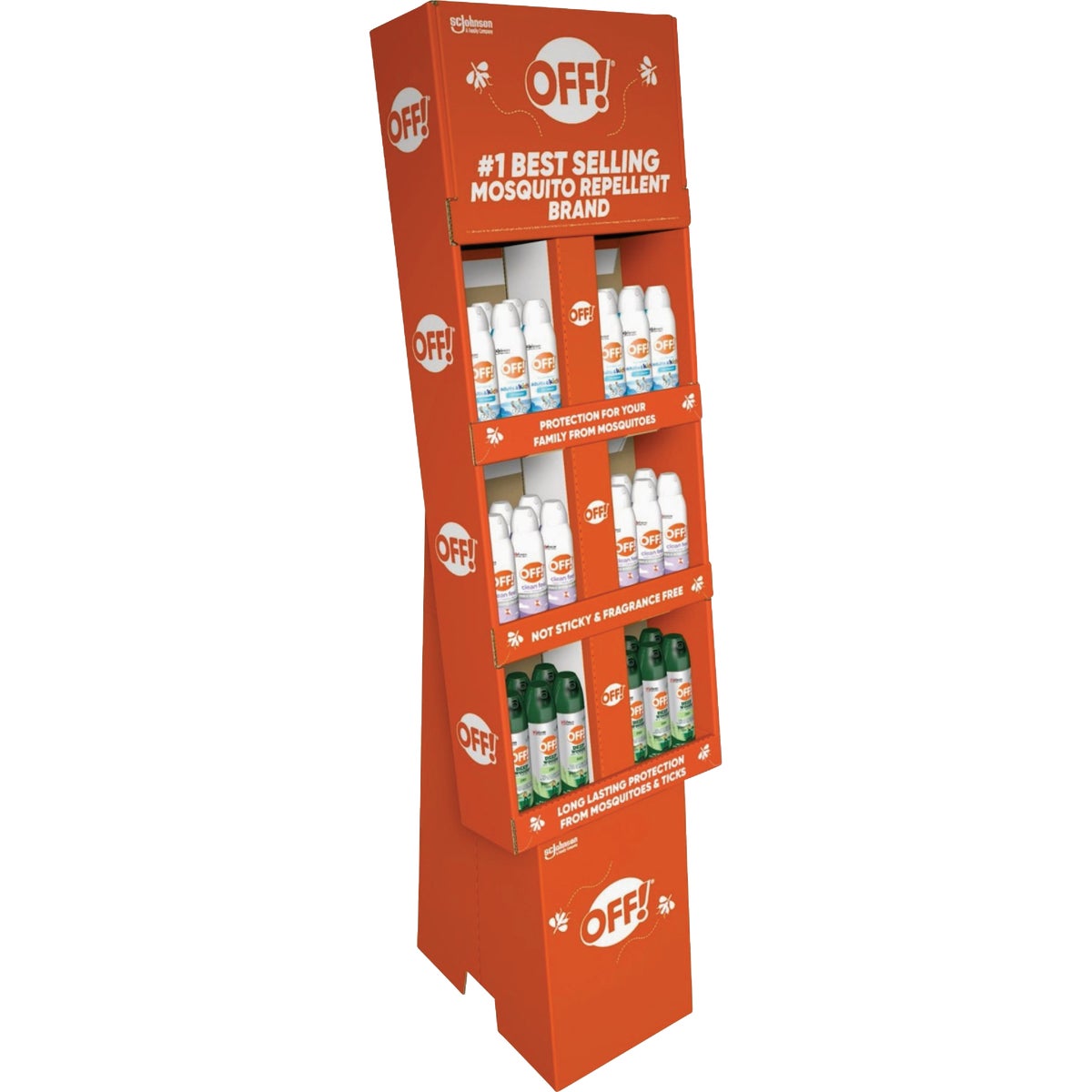 OFF! Adult & Kid's Insect Repellent Display (36-Piece)