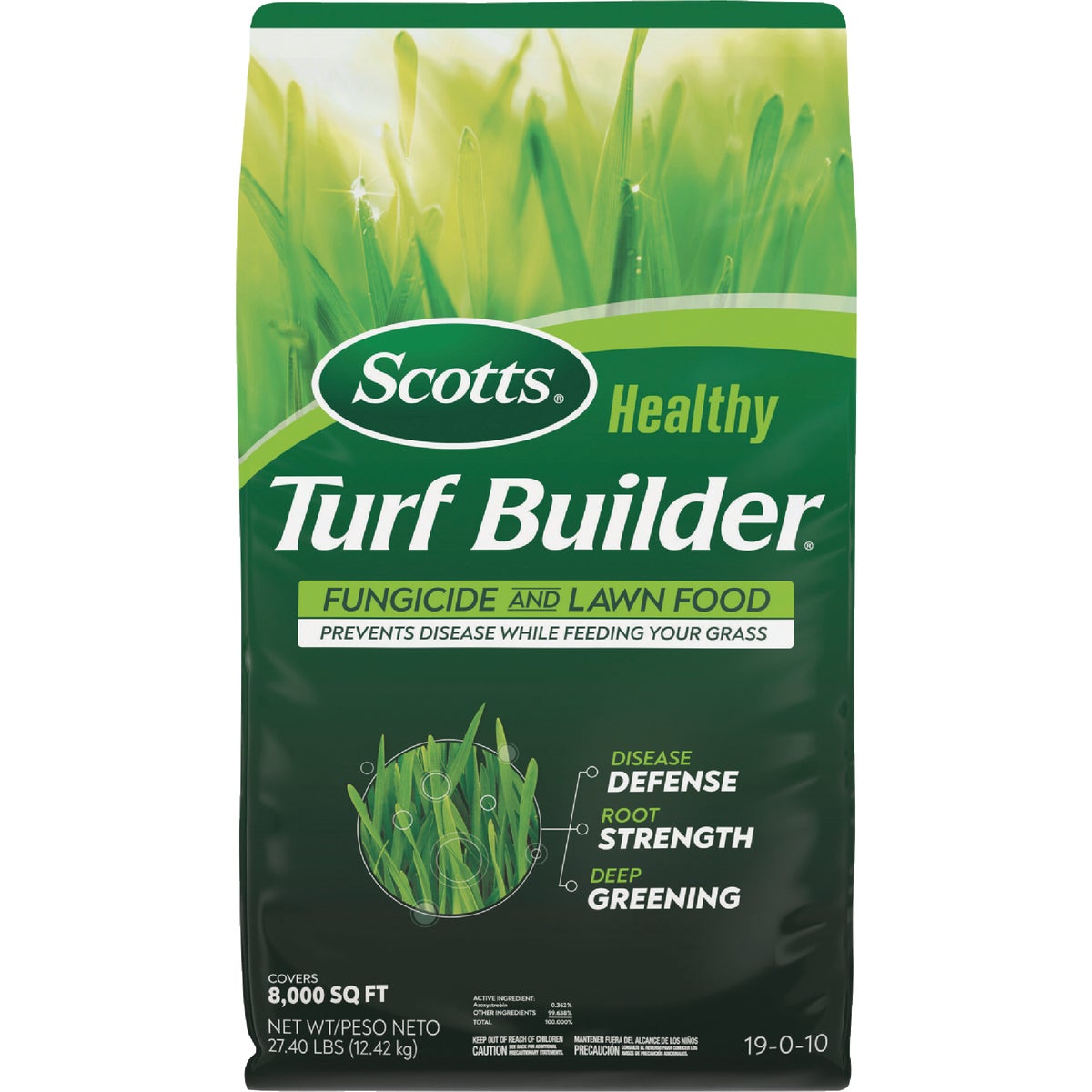 Scotts Turf Builder 8000 Sq. Ft. 27.40 Lb. Fungicide & Lawn Food