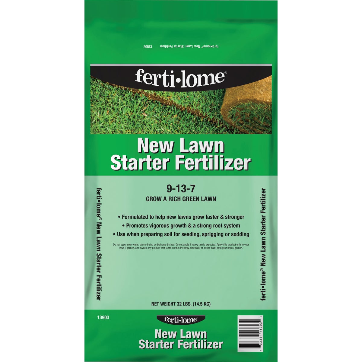 Ferti-lome 40 Lb. 10,000 Sq. Ft. 9-13-7 New Lawn Starter Fertilizer