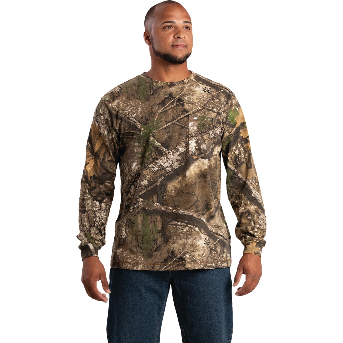 Berne Men's XL Realtree Long Sleeve Pocket Performance T-Shirt