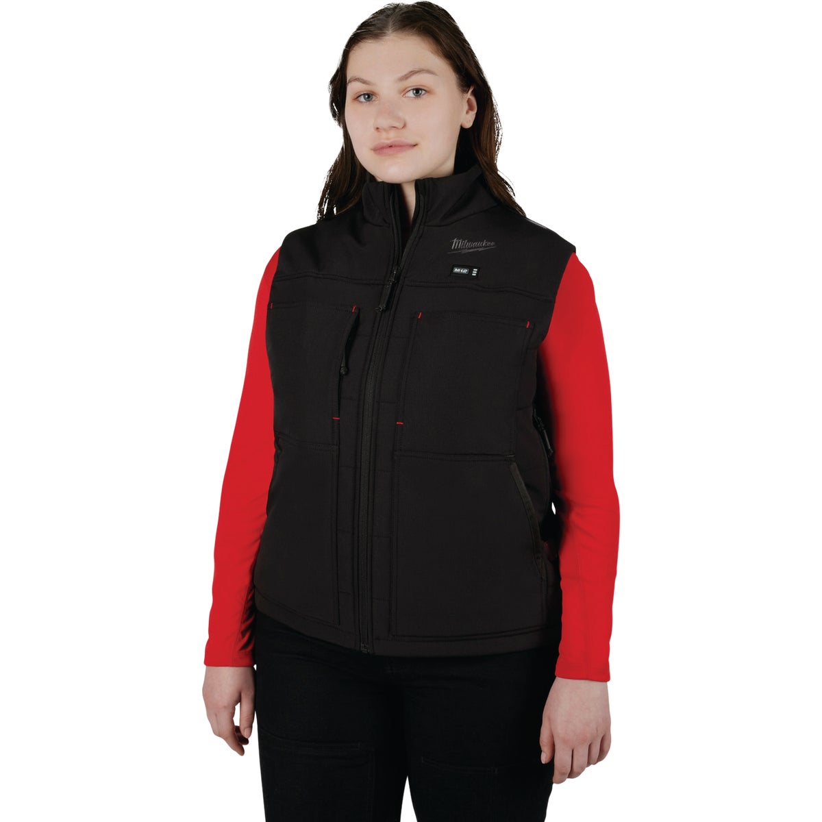 Milwaukee M12 Axis Women's Large Black Cordless Vest Kit