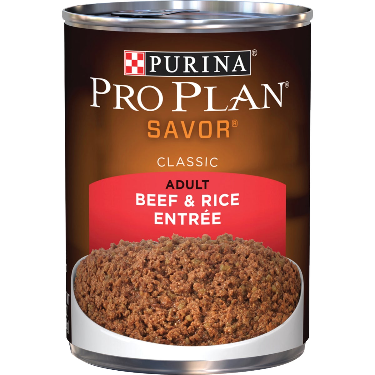 Purina Pro Plan Savor Beef & Rice Adult Wet Dog Food, 13 Oz.