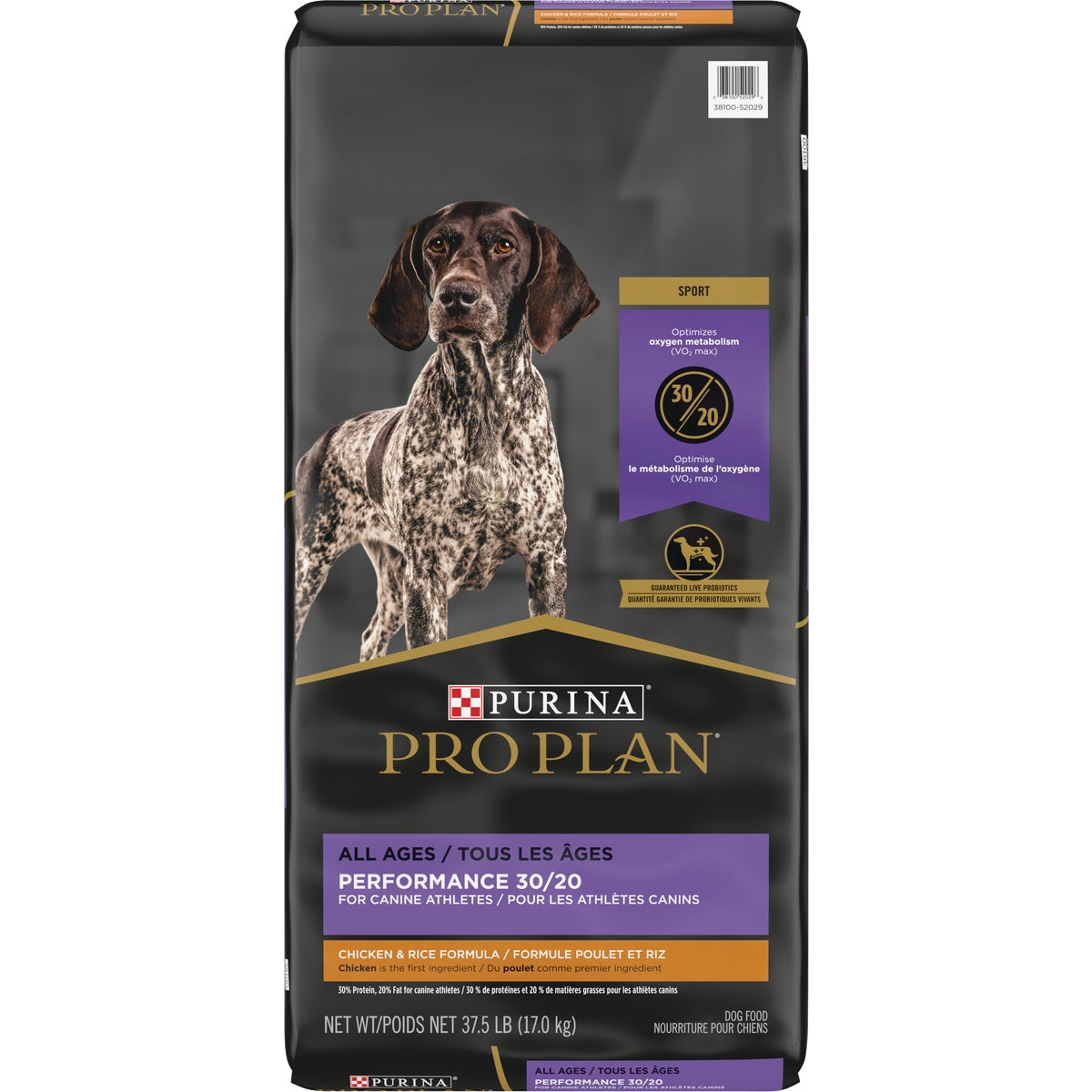 Purina Pro Plan Sport 37.5 Lb. Chicken Flavor All Ages Performance Dry Dog Food