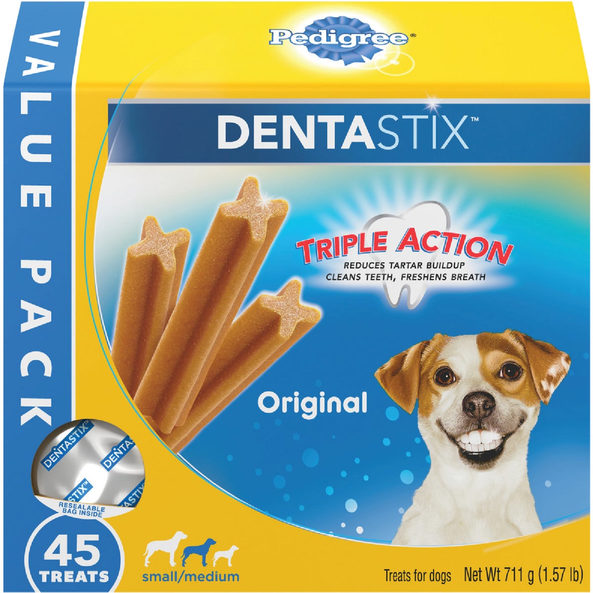 Pedigree Dentastix Small/Medium Dog Original Flavor Dental Dog Treat (45-Pack)