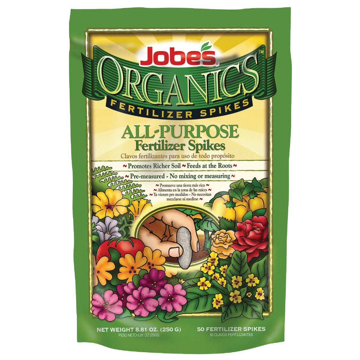 Jobe’s Organic All-Purpose Fertilizer Spikes