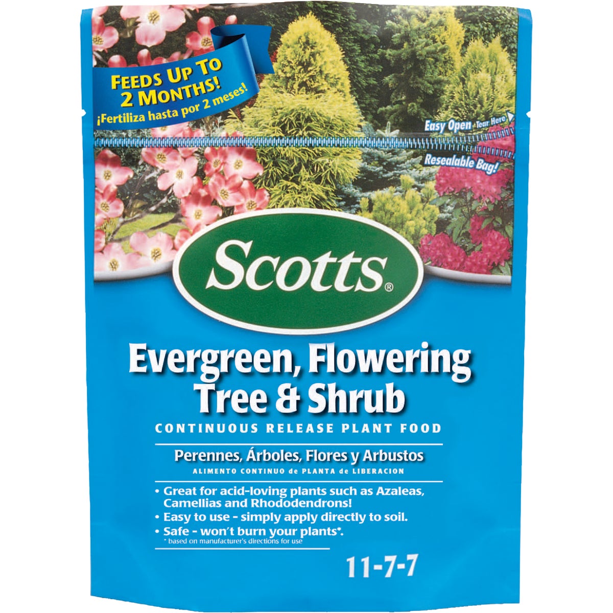 Scotts 3 Lb. 11-7-7 Evergreen, Flowering Tree & Shrub Fertilizer