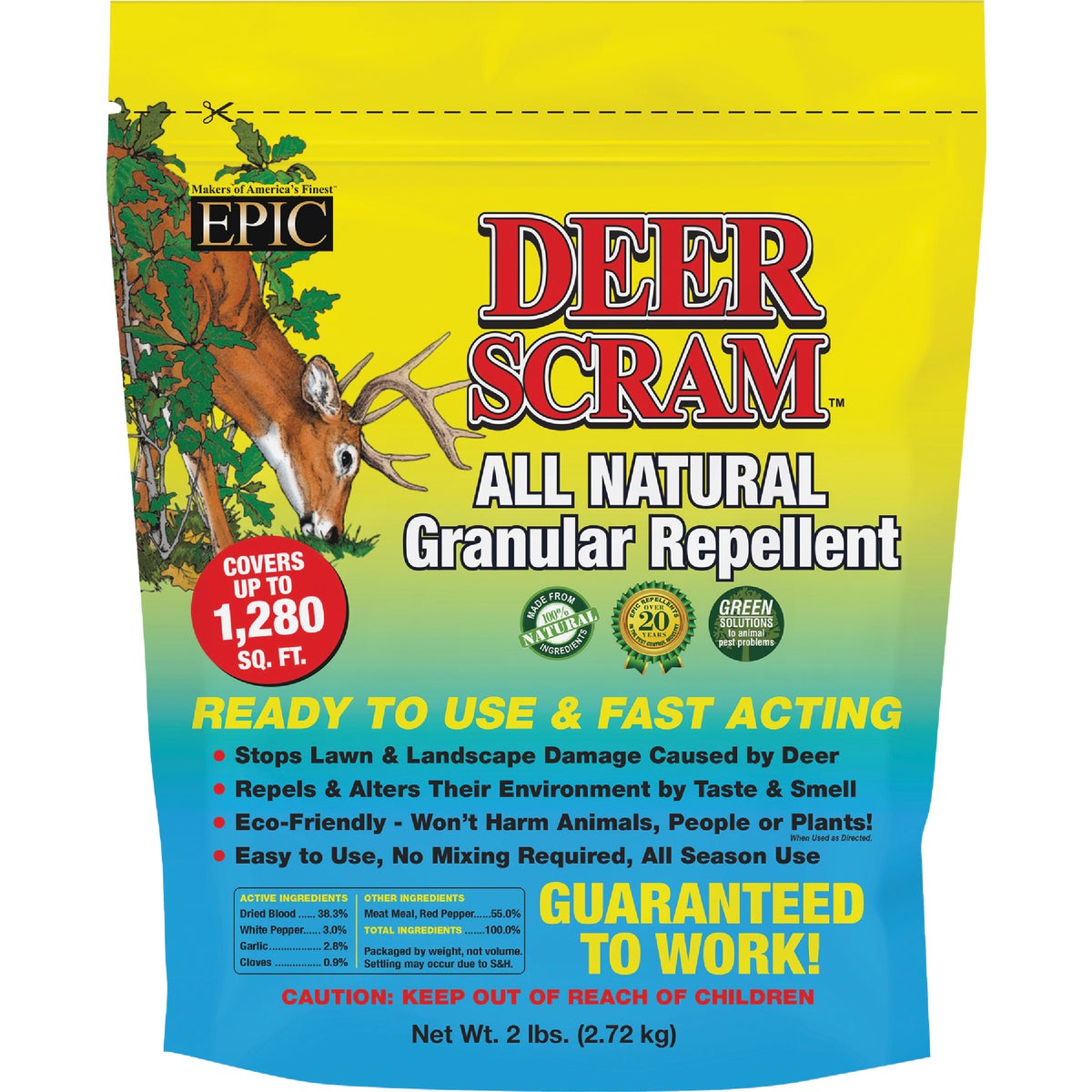 Deer Scram Organic Deer & Rabbit Repellent