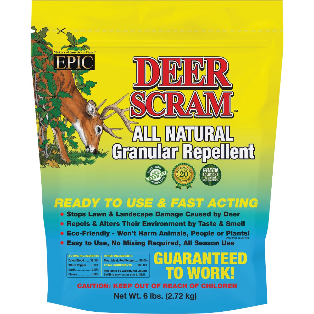 Deer Scram Organic Deer & Rabbit Repellent