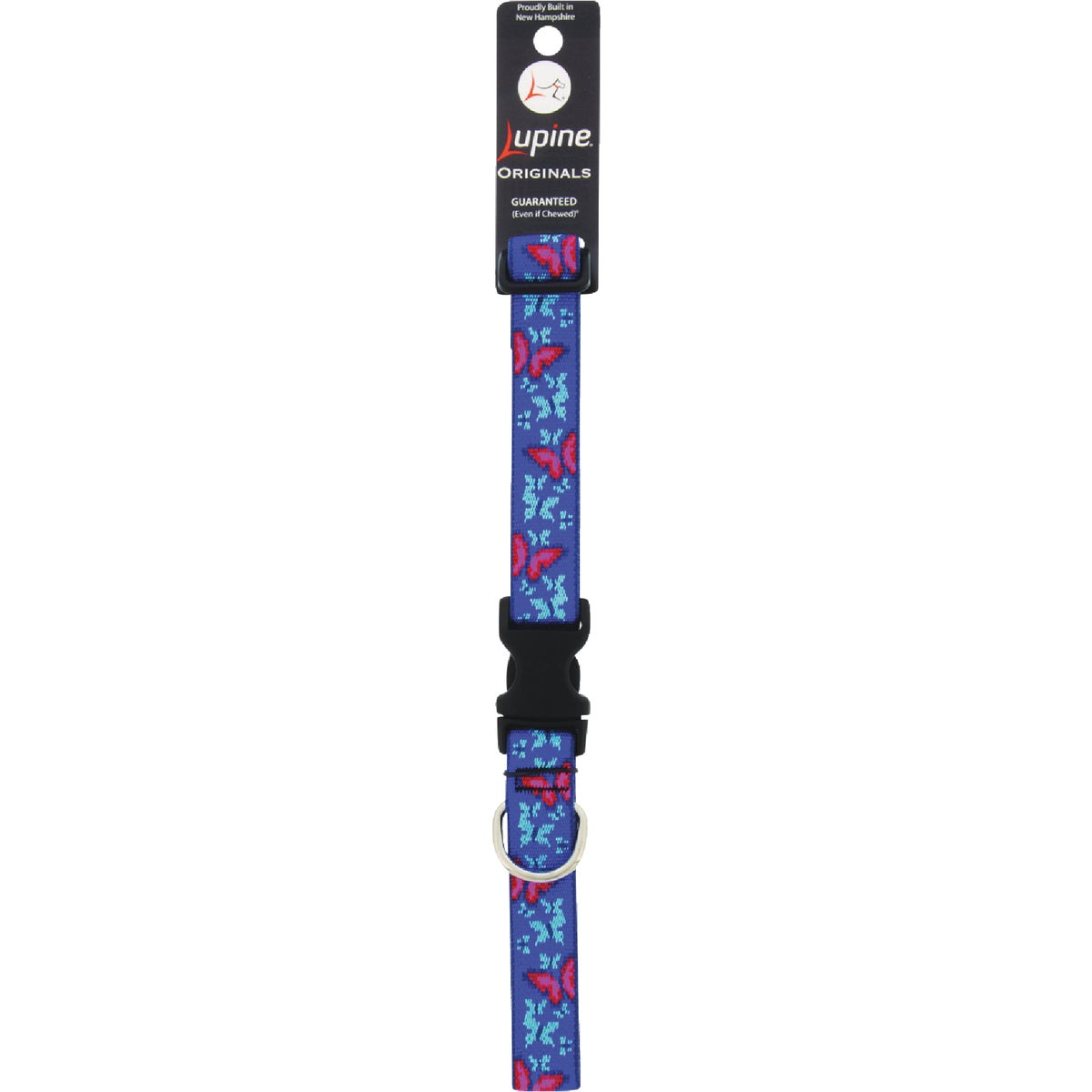 Lupine 1 In. Social Butterfly 16 to 28 In. Adjustable Collar