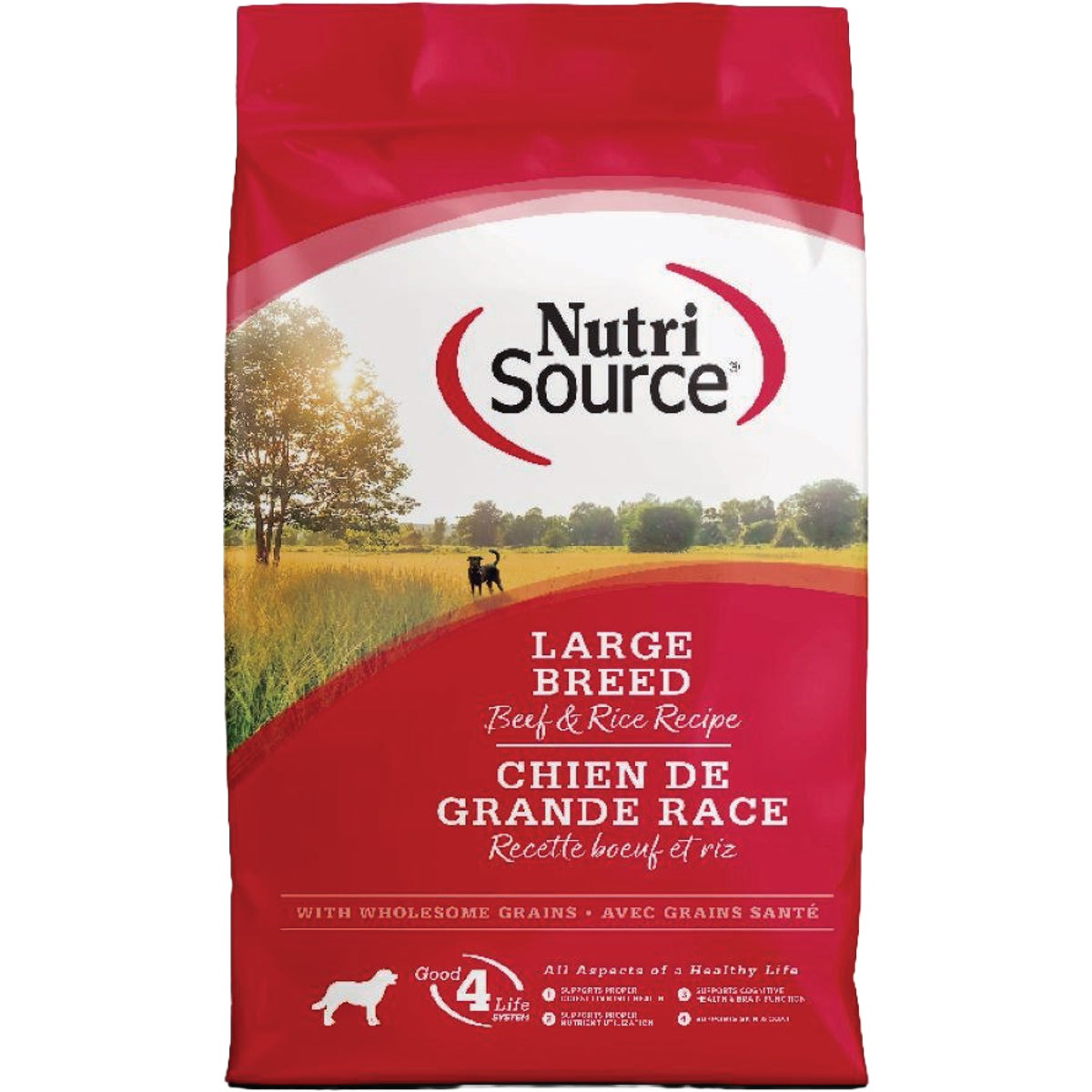 NutriSource 12 Lb. Beef & Rice Recipe Dog Food