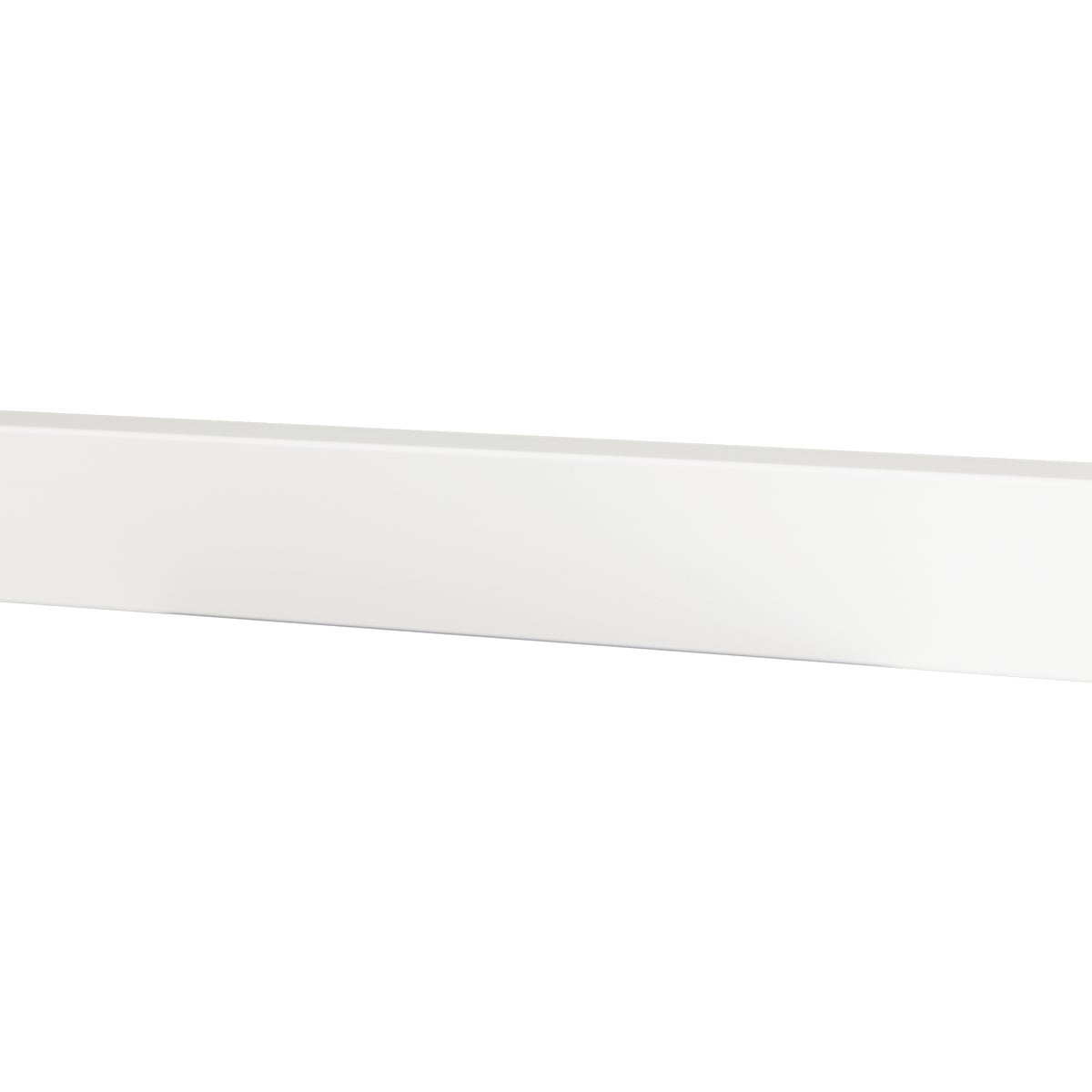 2 In. x 6 In. x 192 In. White Vinyl Fence Rail