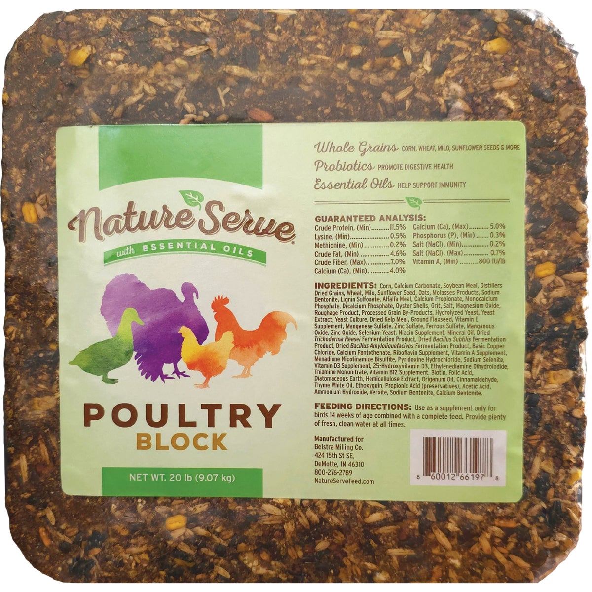 NatureServe 20 Lb. Poultry Block