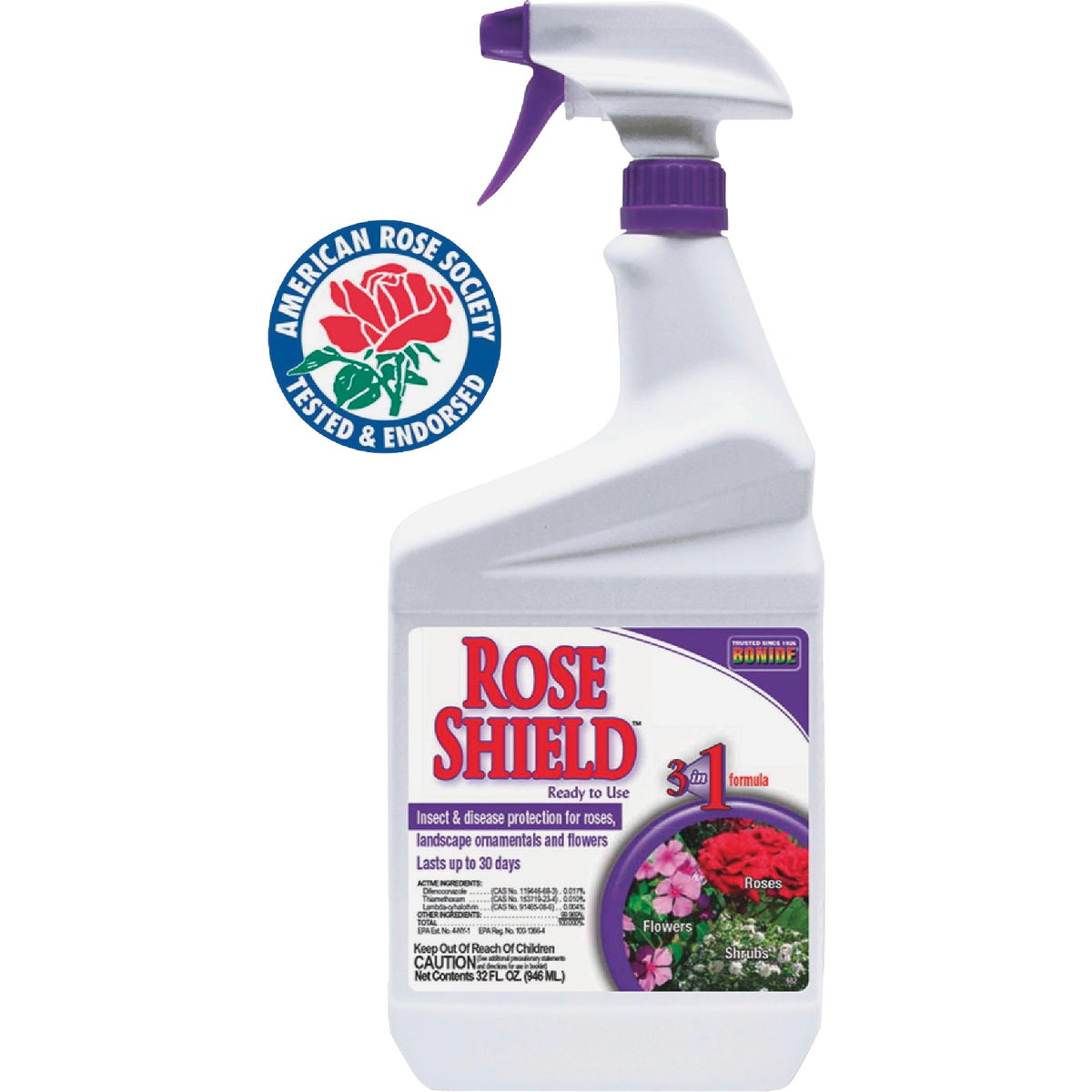 Bonide Rose Shield 1 Qt. Ready To Use Trigger Spray Insect & Disease Killer