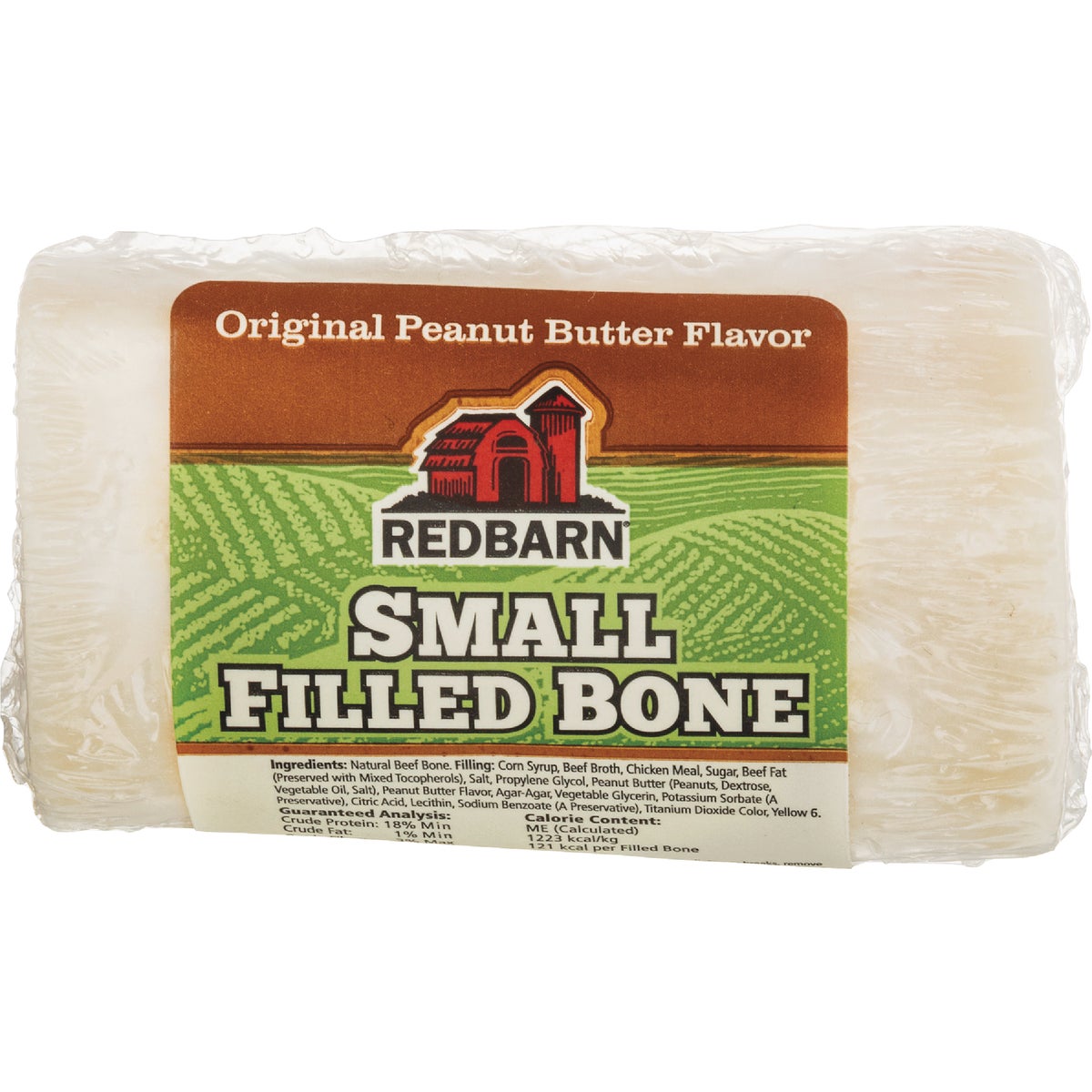 Redbarn Small Peanut Butter Flavor Filled Bone Dog Treat
