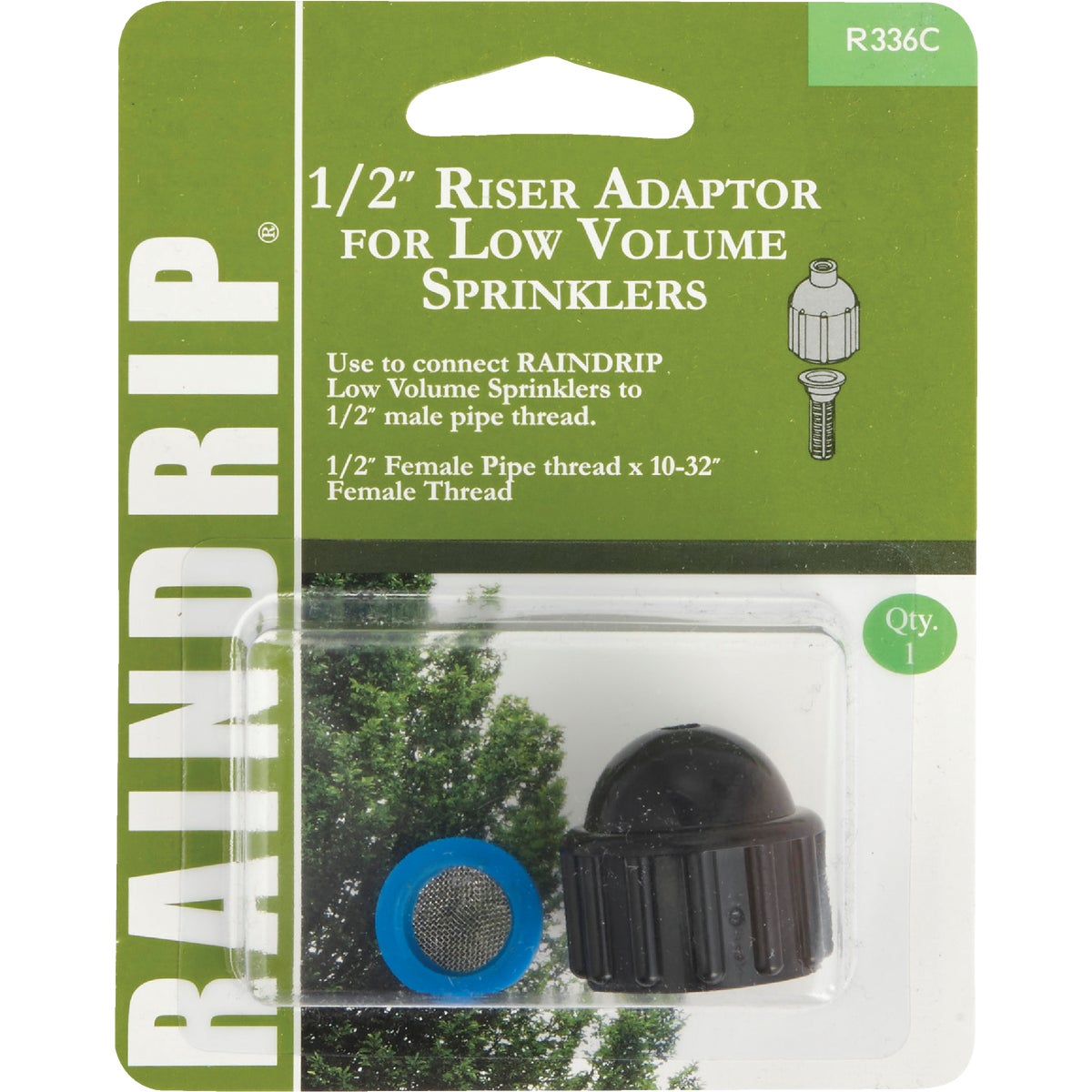 Raindrip Sprinkler-To-Drip Adapter