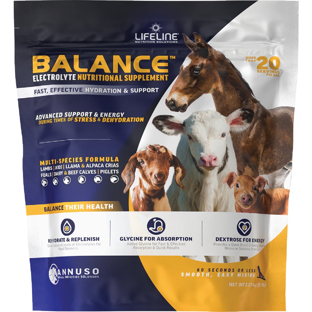 LifeLIne Balance 5 Lb. Multi-Species Electrolyte Nutritional Supplement
