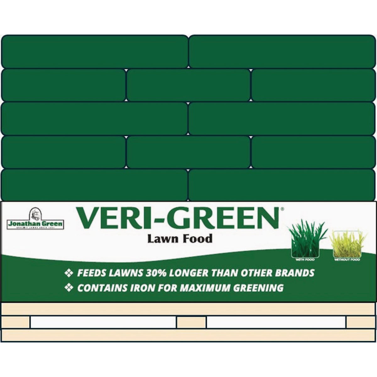 Jonathan Green Veri-Green 15 Lb. 5000 Sq. Ft. 29-0-3 Lawn Food Display