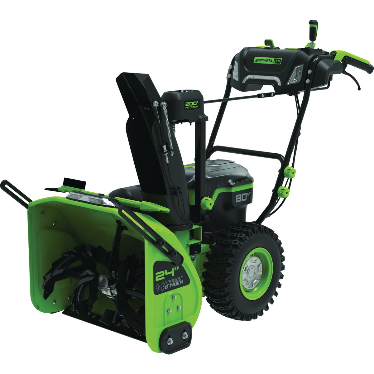 Greenworks 80V 24 In. Dual Stage Cordless Snow Thrower