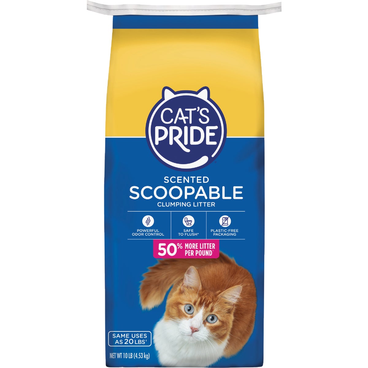 Cat's Pride 10 Lb. Scented Scoopable Cat Litter