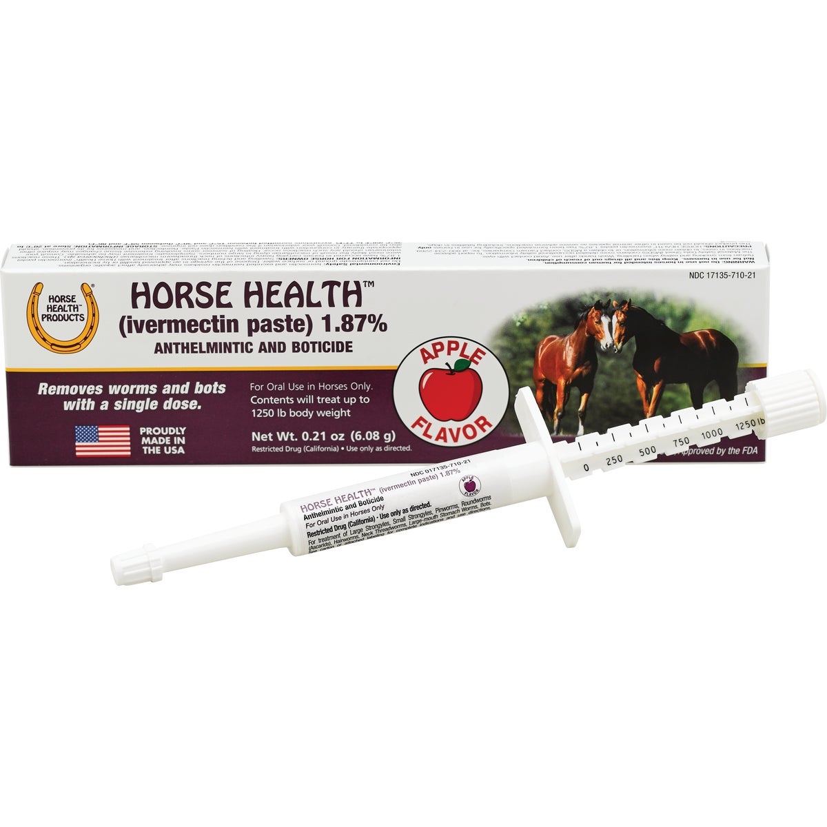 Horse Health Equine Ivermectin Paste Dewormer