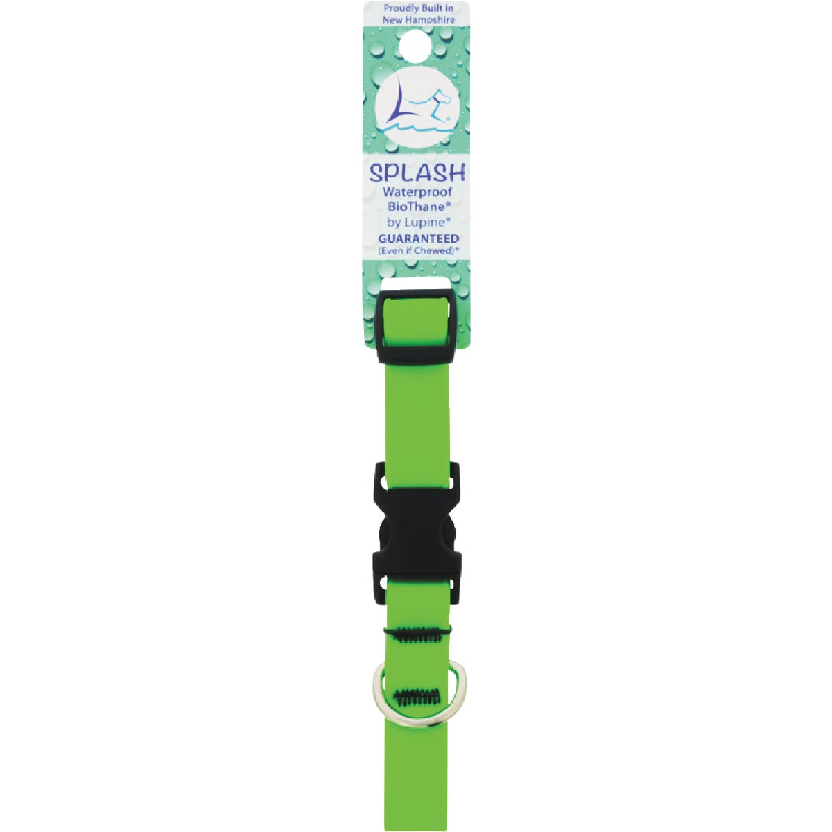 Lupine 3/4 In. Neon Green 9 to 14 In. Adjustable Collar