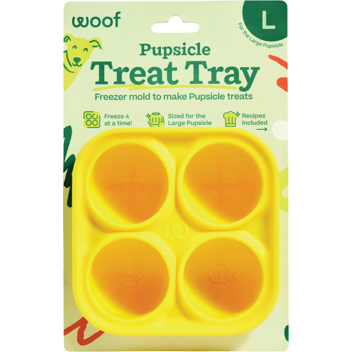 Woof Pupsicle Large Treat Tray