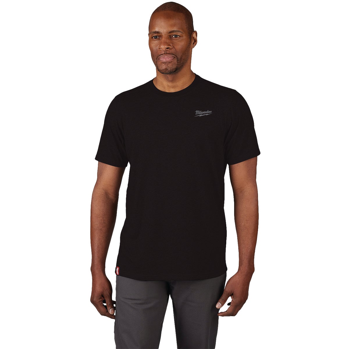 Milwaukee FREEFLEX Men's Medium Black Hybrid Short Sleeve Work Shirt