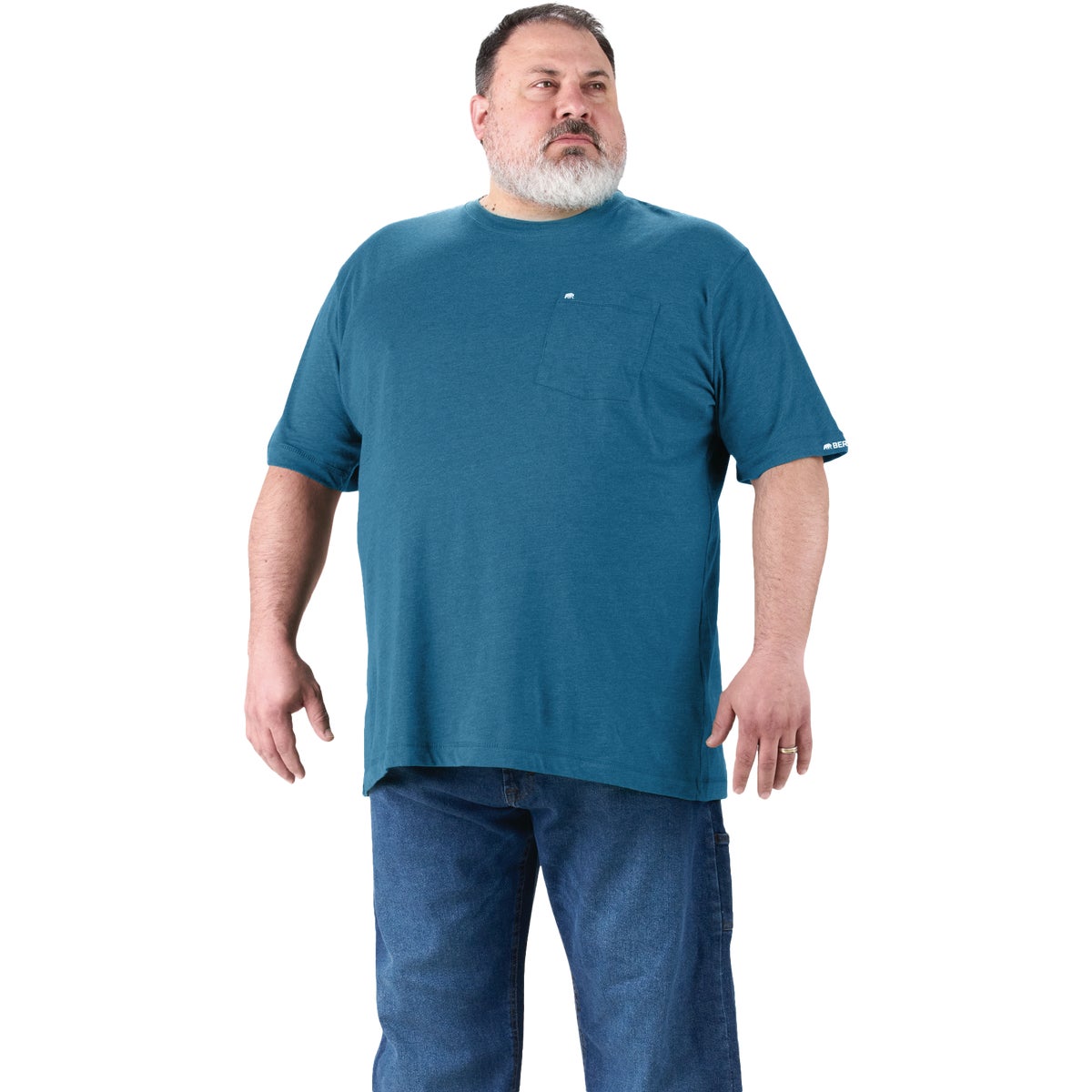 Berne Performance Men's Regular Medium Riptide Short Sleeve Pocket T-Shirt