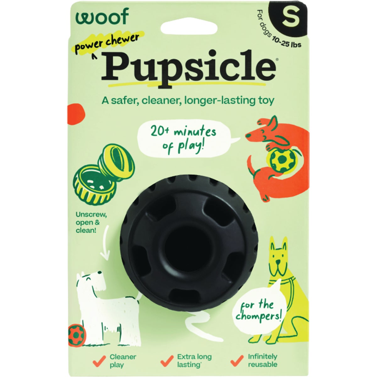 Woof Pupsicle Power Chewer Small Dog Toy