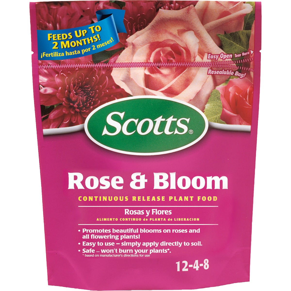 Scotts 3 Lb. 12-4-8 Rose & Bloom Dry Plant Food