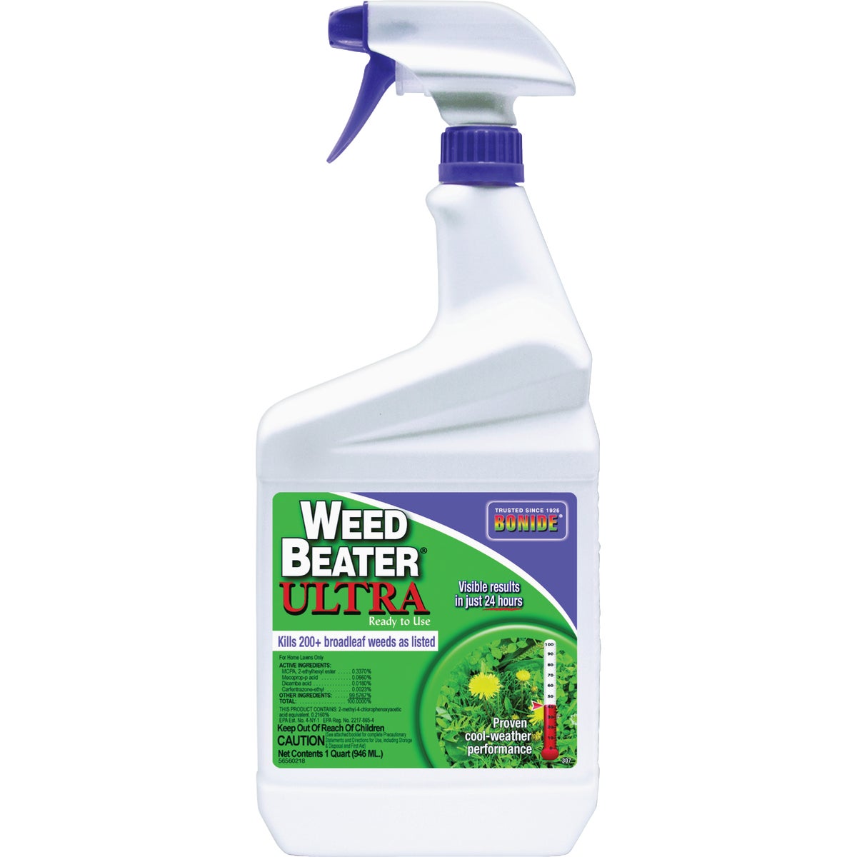Bonide Weed Beater Ultra 32 Oz. Ready To Use Trigger Spray Fast-Acting Broadleaf Weed Control
