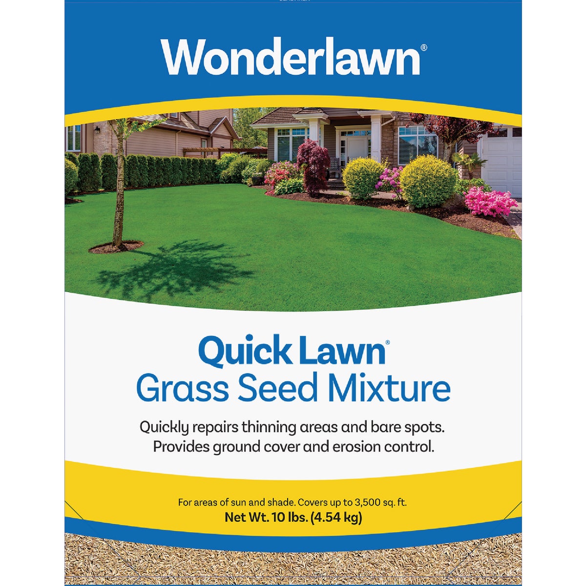 Wonderlawn Quick Lawn 10 Lb. 3000 Sq. Ft. Coverage Annual & Perennial Ryegrass Grass Seed