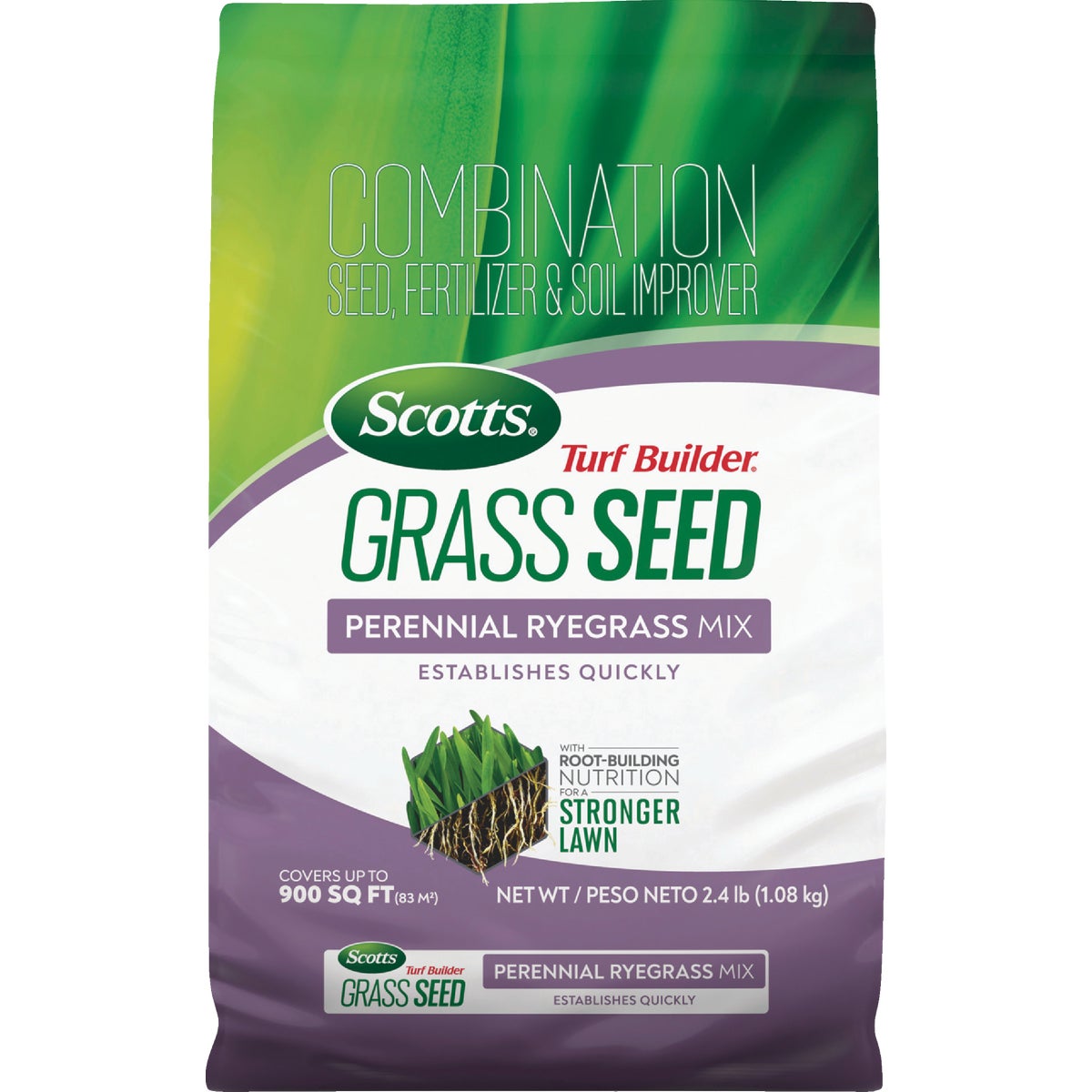 Scotts Turf Builder 2.4 Lb. 200 Sq. Ft. Perennial Ryegrass Mix Grass Seed