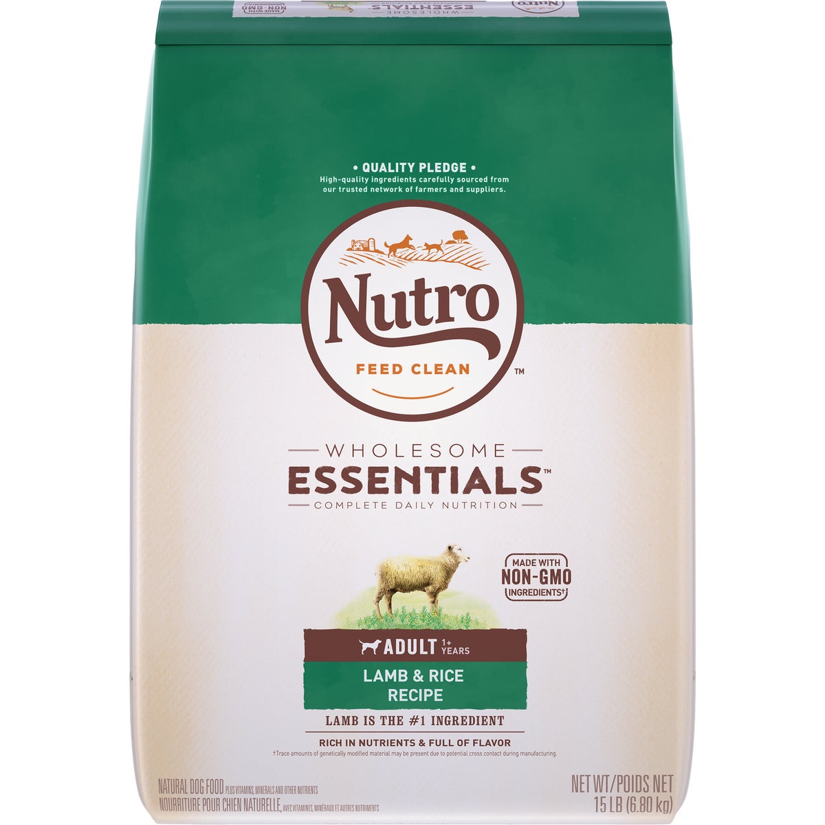 Nutro Wholesome Essentials 12 Lb. Lamb & Rice Adult Dry Dog Food