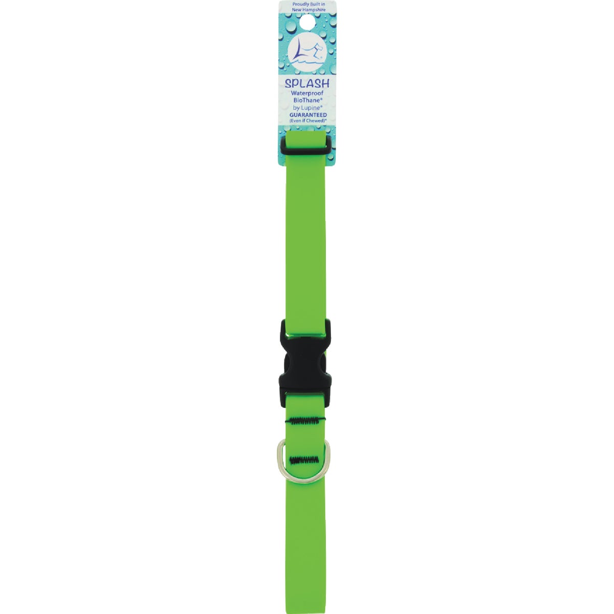 Lupine 1 In. Neon Green 16 to 28 In. Adjustable Collar