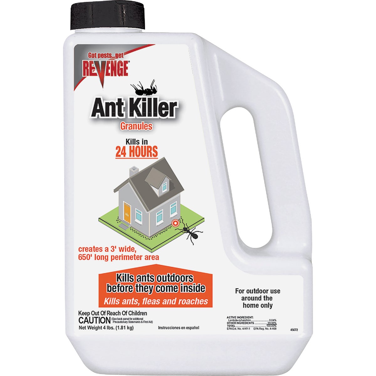 Bonide Revenge 4 Lb. Ready To Use Granules Ant Killer