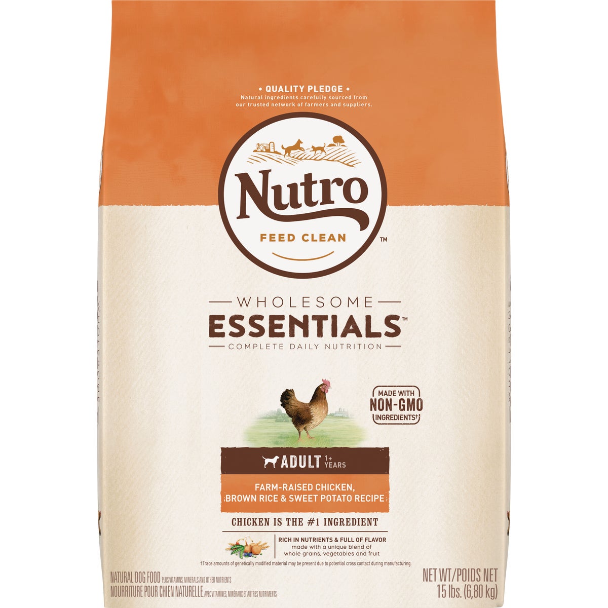 Nutro Wholesome Essentials 13 Lb. Chicken, Brown Rice, & Sweet Potato Adult Dry Dog Food