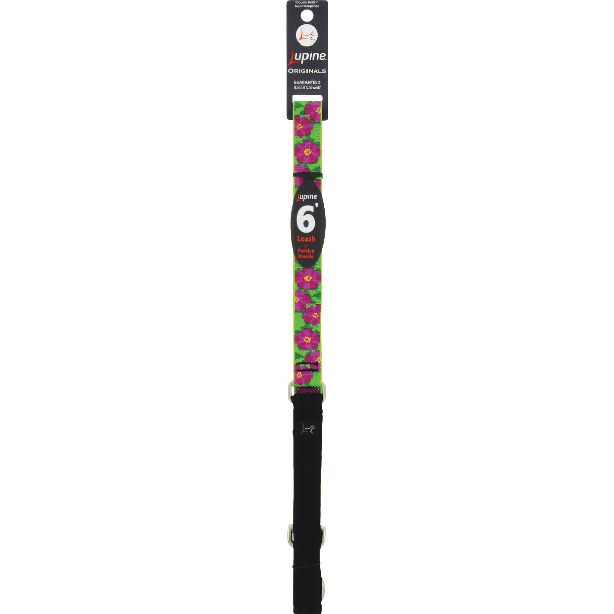 Lupine 1 In. x 6 Ft. Petunias Dog Leash