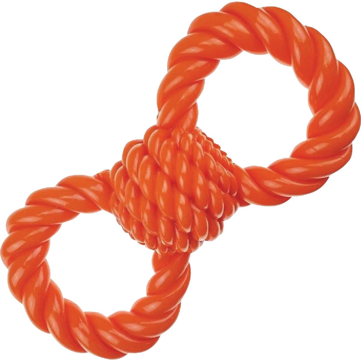 Boss Pet Infinity TPR Figure 8 Orange Dog Toy