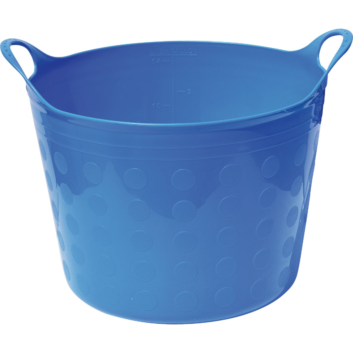 Tuff Stuff 4.2 Gal. Sky Blue Plastic Flex Tub
