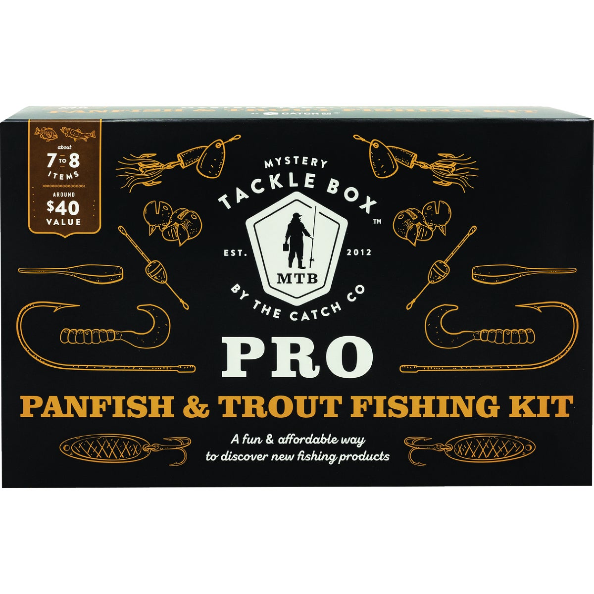 Mystery Tackle Box Panfish & Trout Pro Fishing Kit