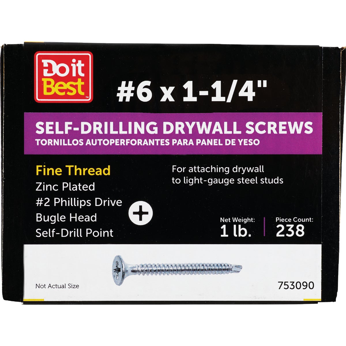 Do it Fine Thread Self-Drilling Drywall Screw