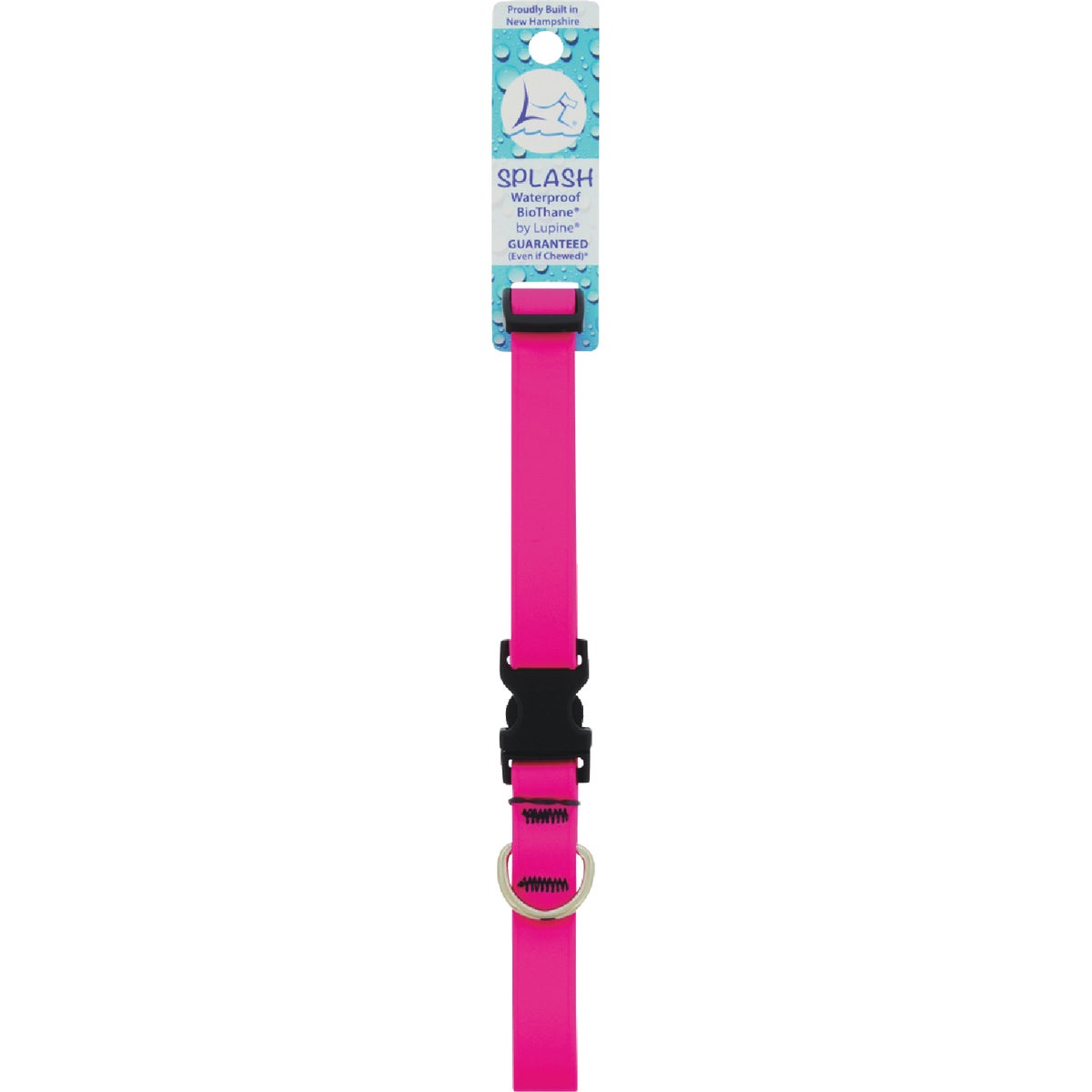 Lupine 3/4 In. Neon Pink 13 to 22 In. Adjustable Collar
