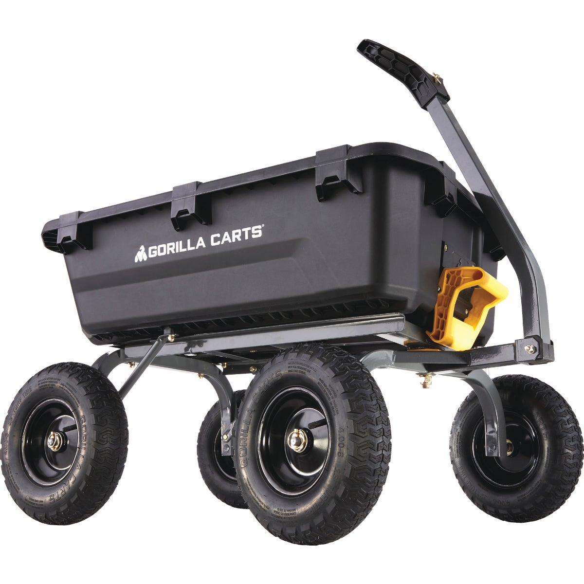 Gorilla Carts Poly Yard Dump Cart